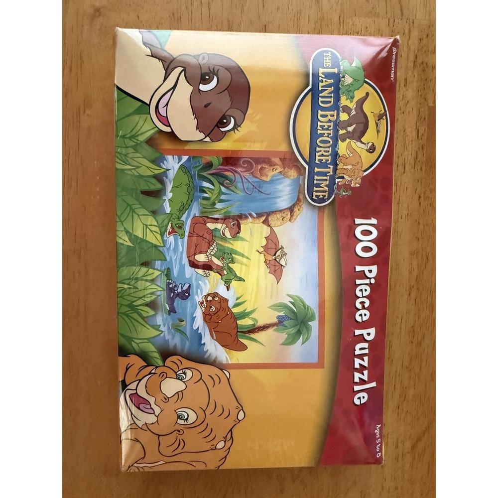 2004 The LAND BEFORE TIME 100 Piece Jigsaw Puzzle- Pressman- Brand New